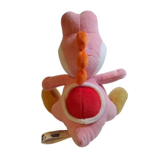 Super Mario - Pink Yoshi Plush - 8" - Picture 3 of 4
